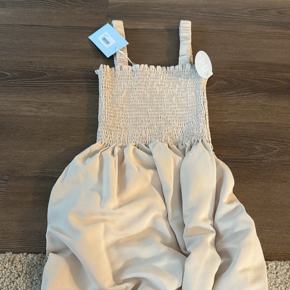 NWT HILL HOUSE HOME The Anjuli Nap Dress in sand crepe - Picture 8 of 8